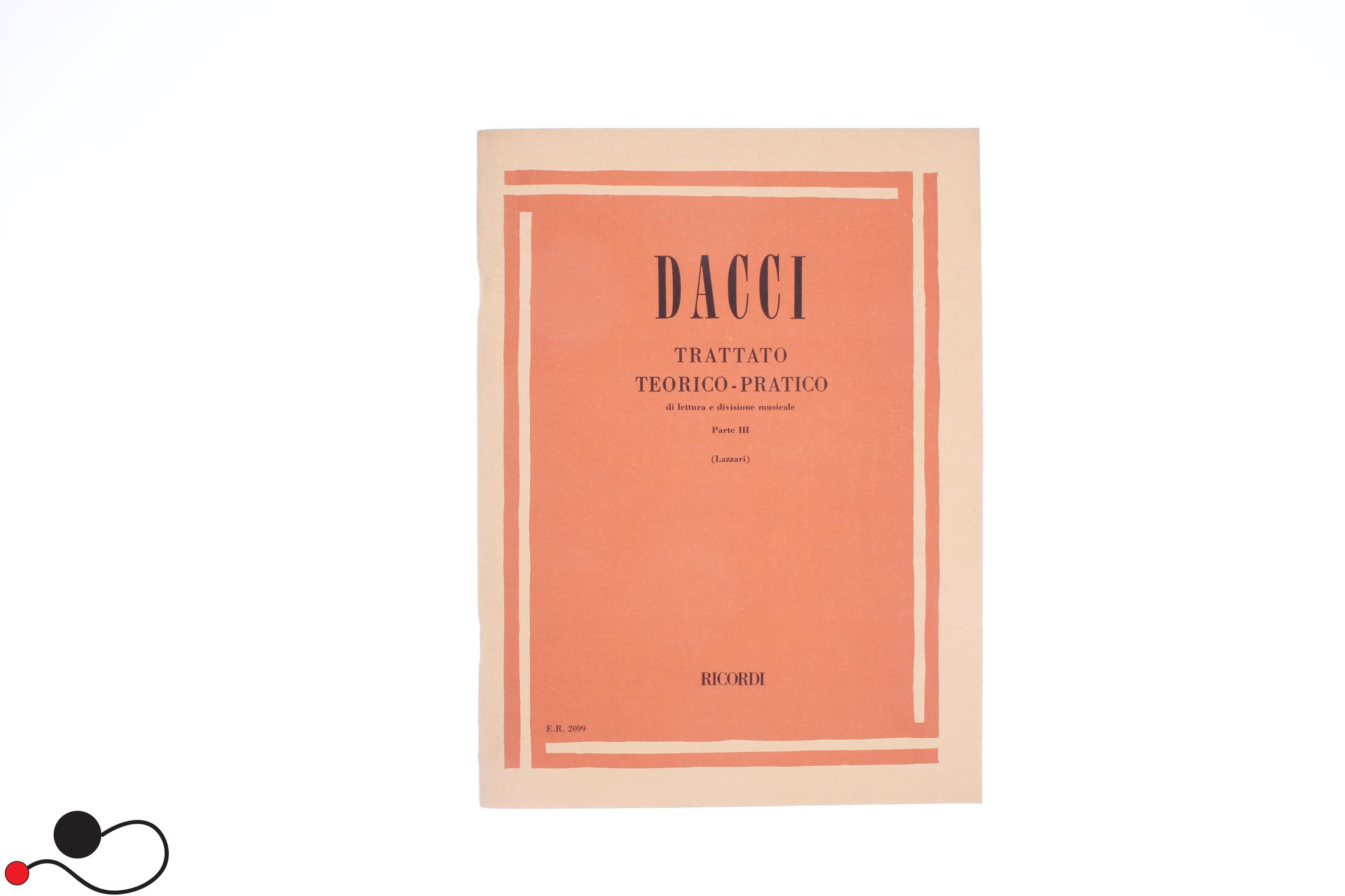 Manuale spartito Ricordi