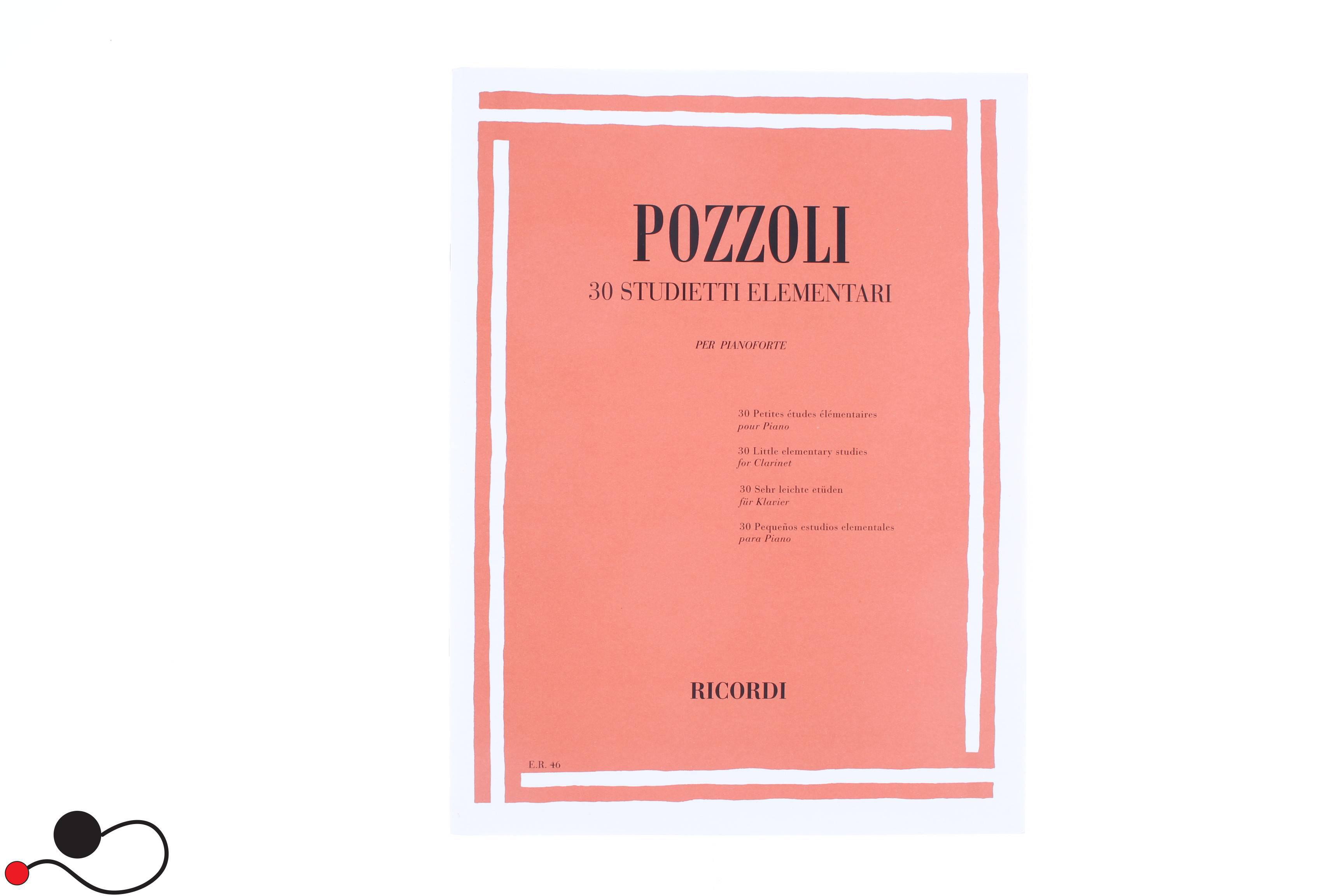 Spartito Ricordi Pozzoli