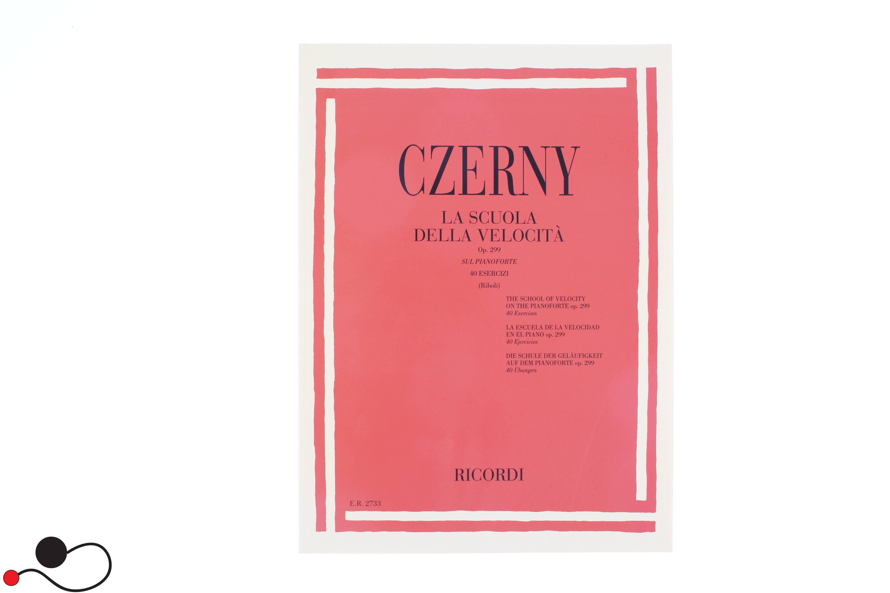 Spartito Ricordi Czerny
