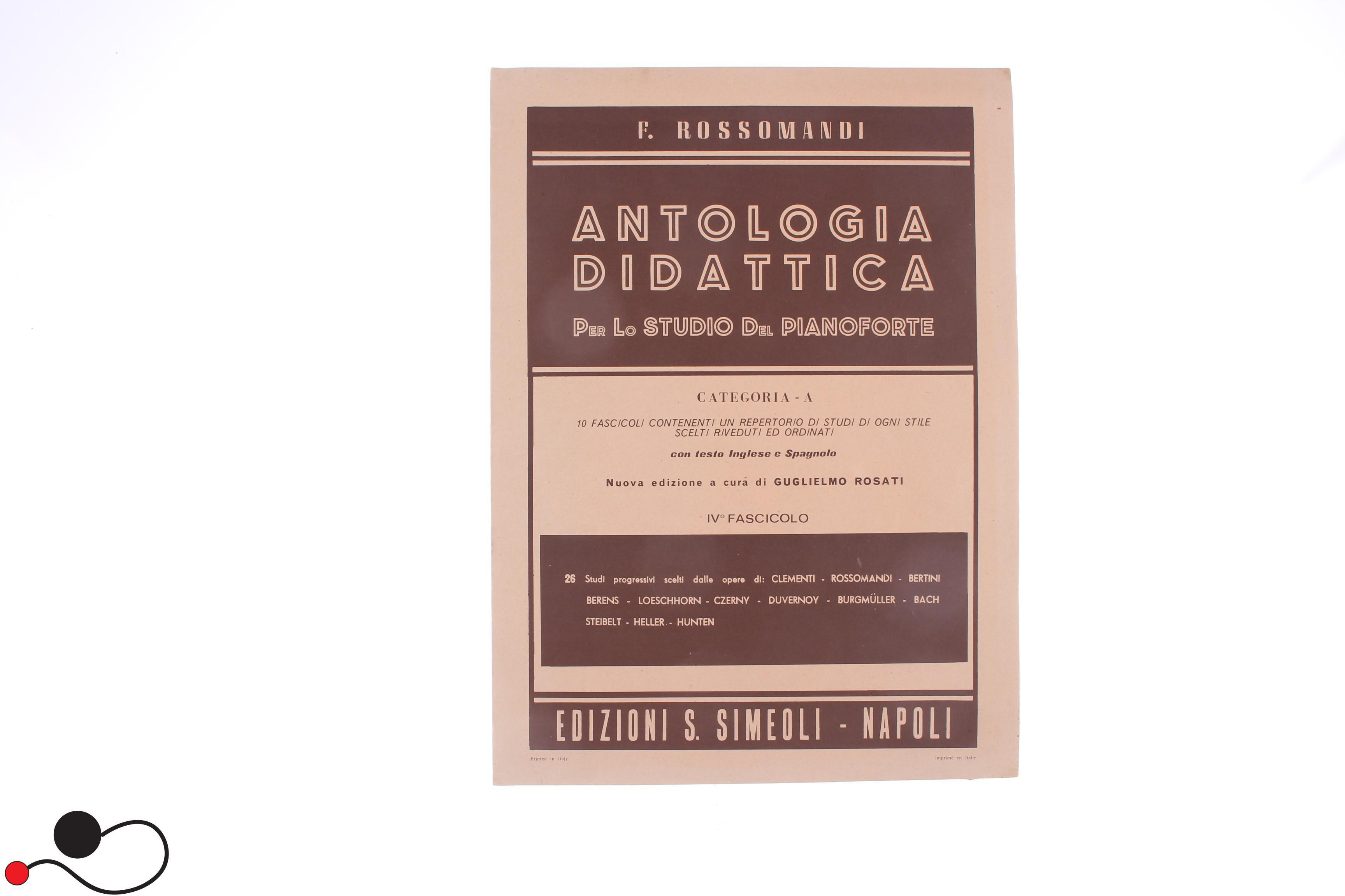 Spartito Simeoli