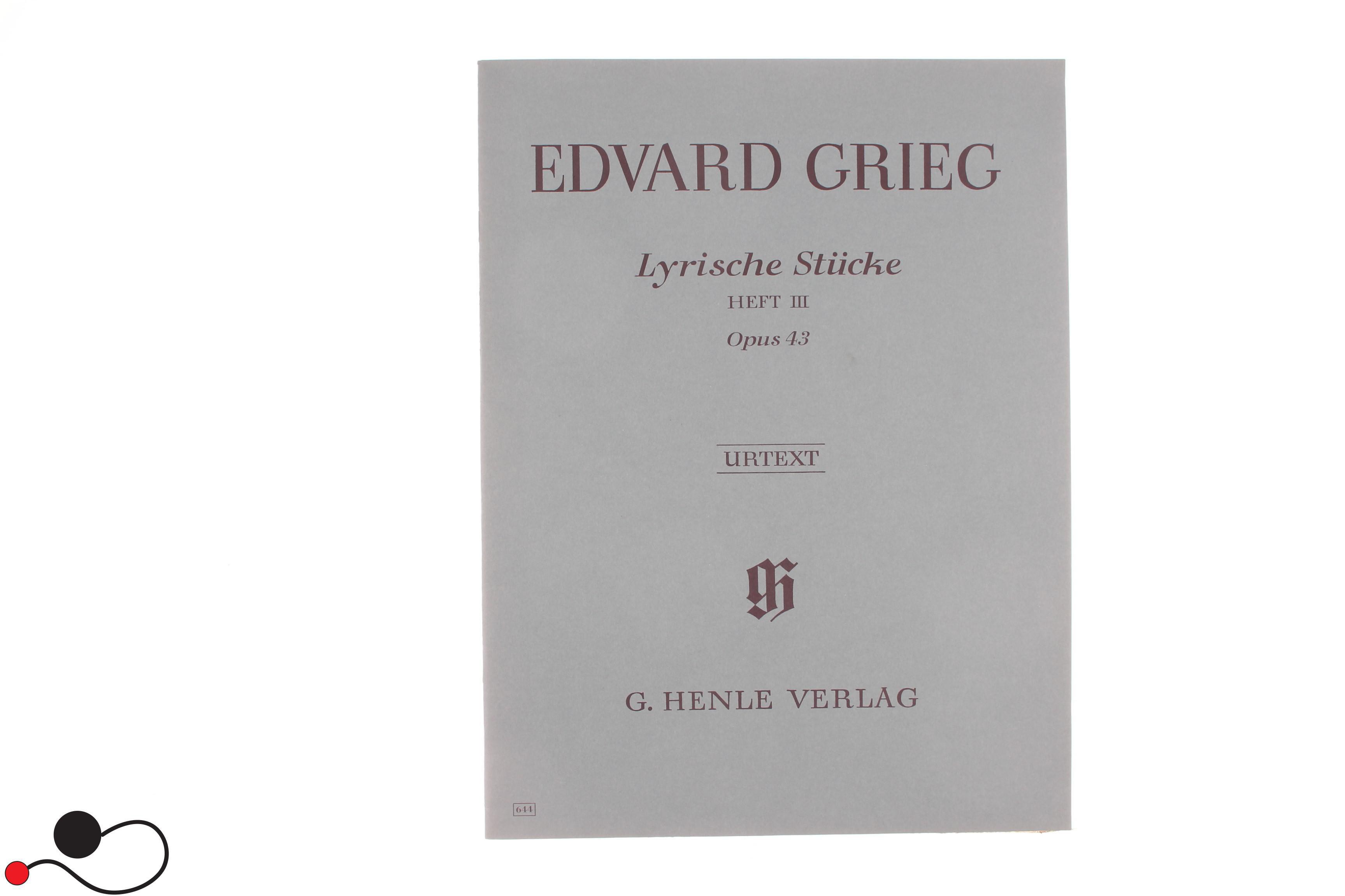 Spartito Henle Verlag Grieg