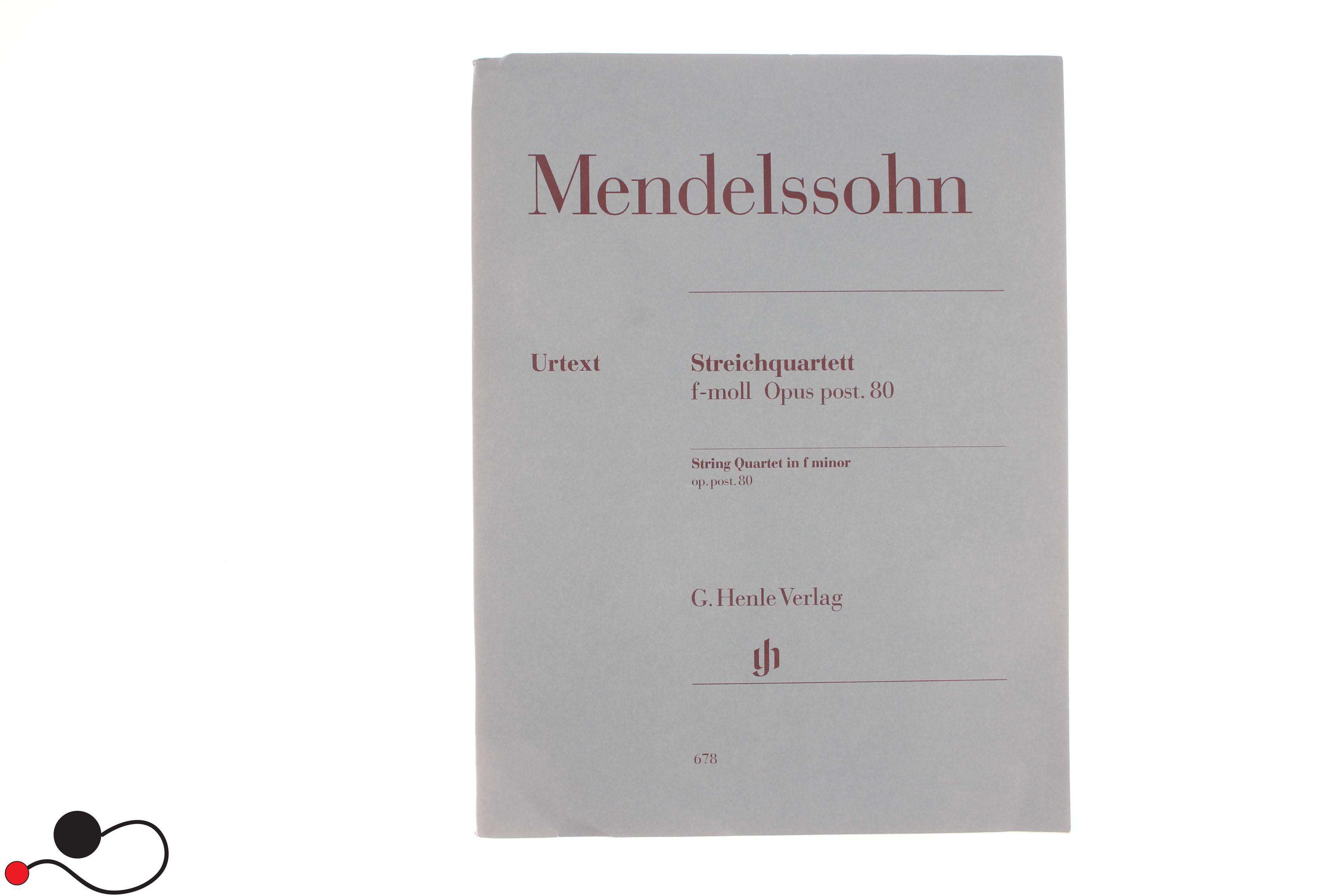 Spartito Henle Verlag Mendelssohn