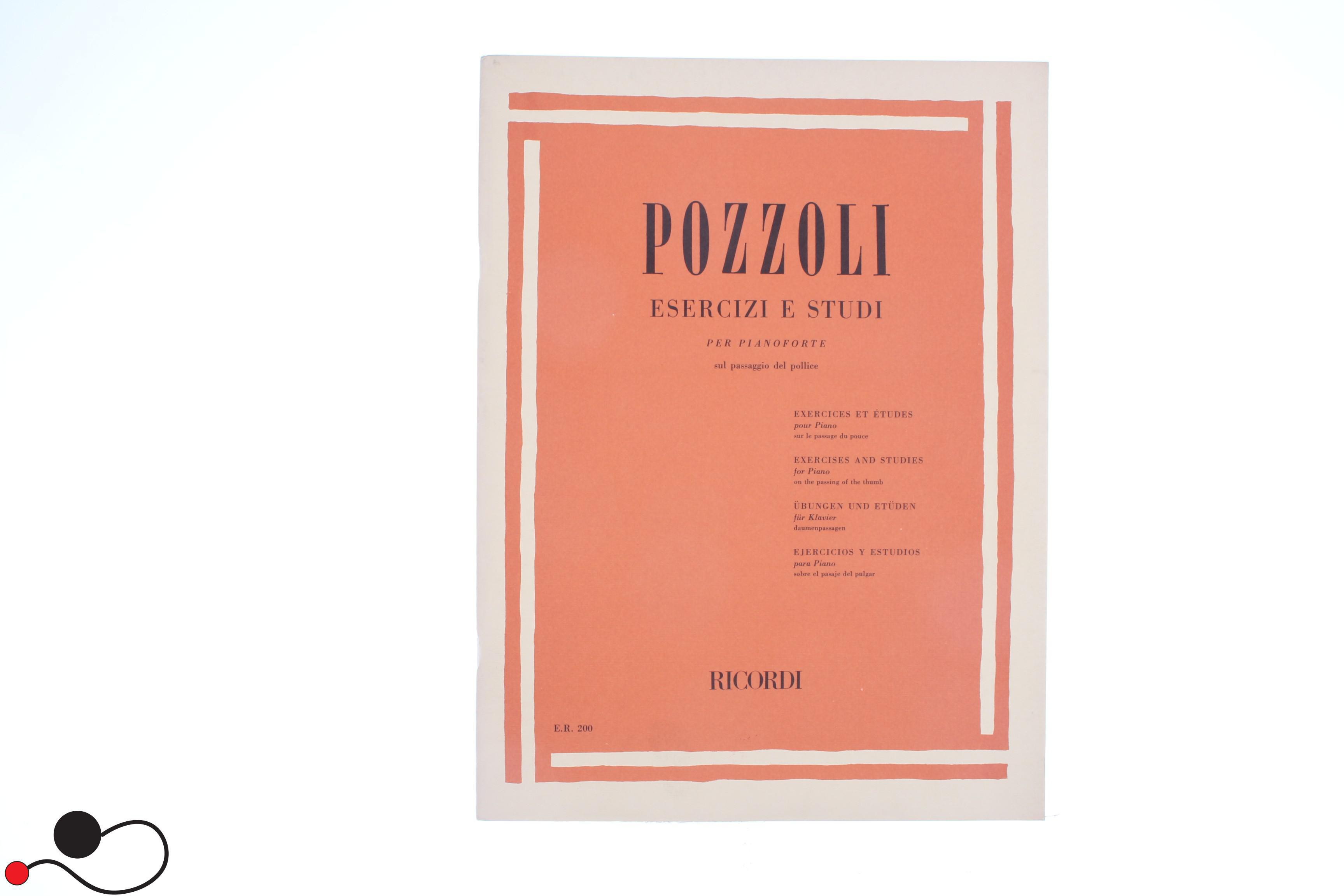 Spartito Ricordi Pozzoli