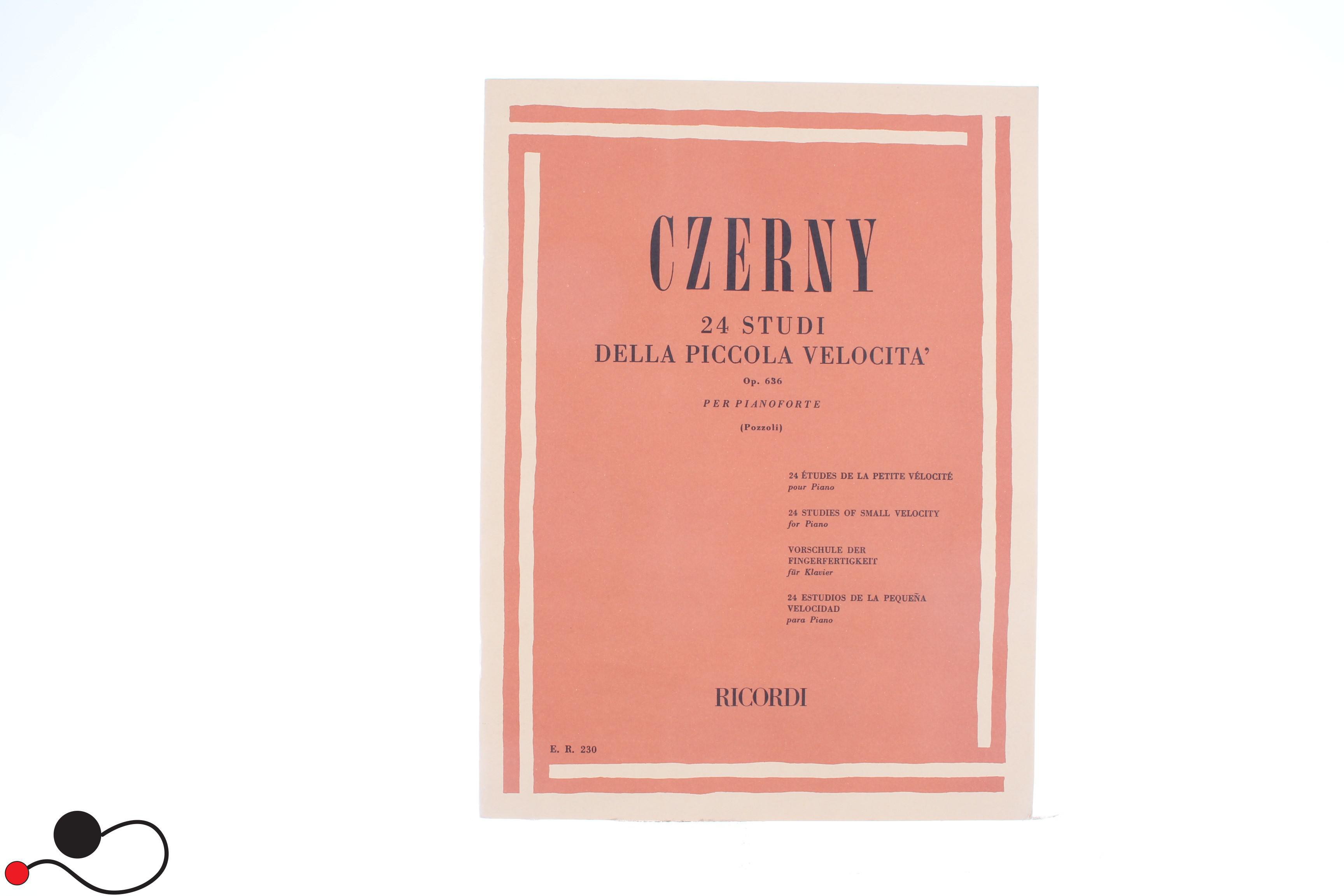 Spartito Ricordi Czerny