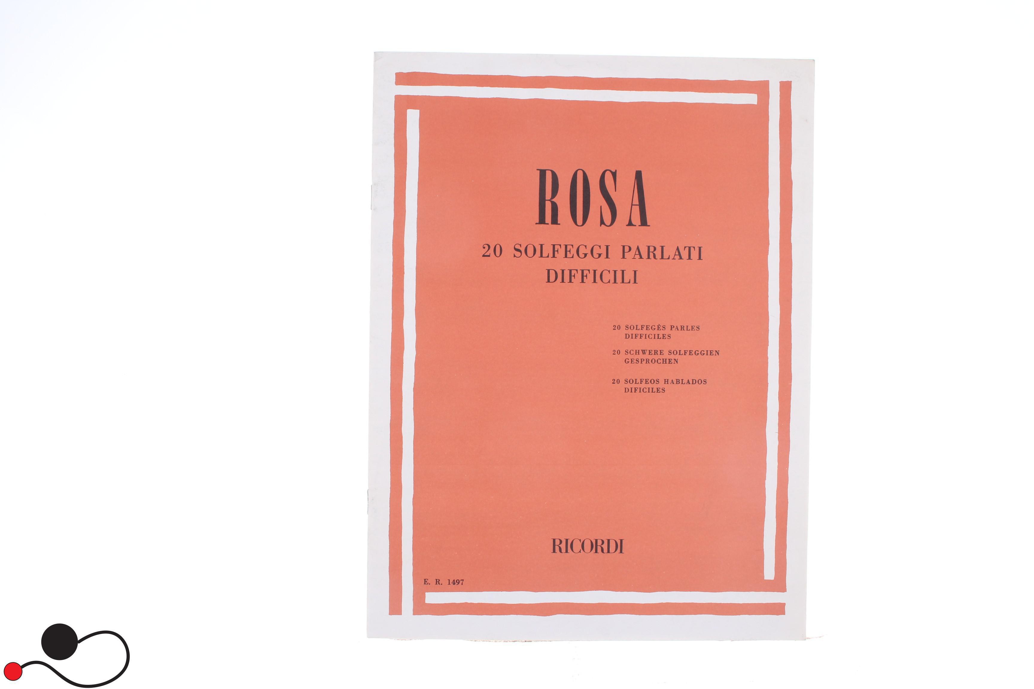 Manuale spartito Ricordi