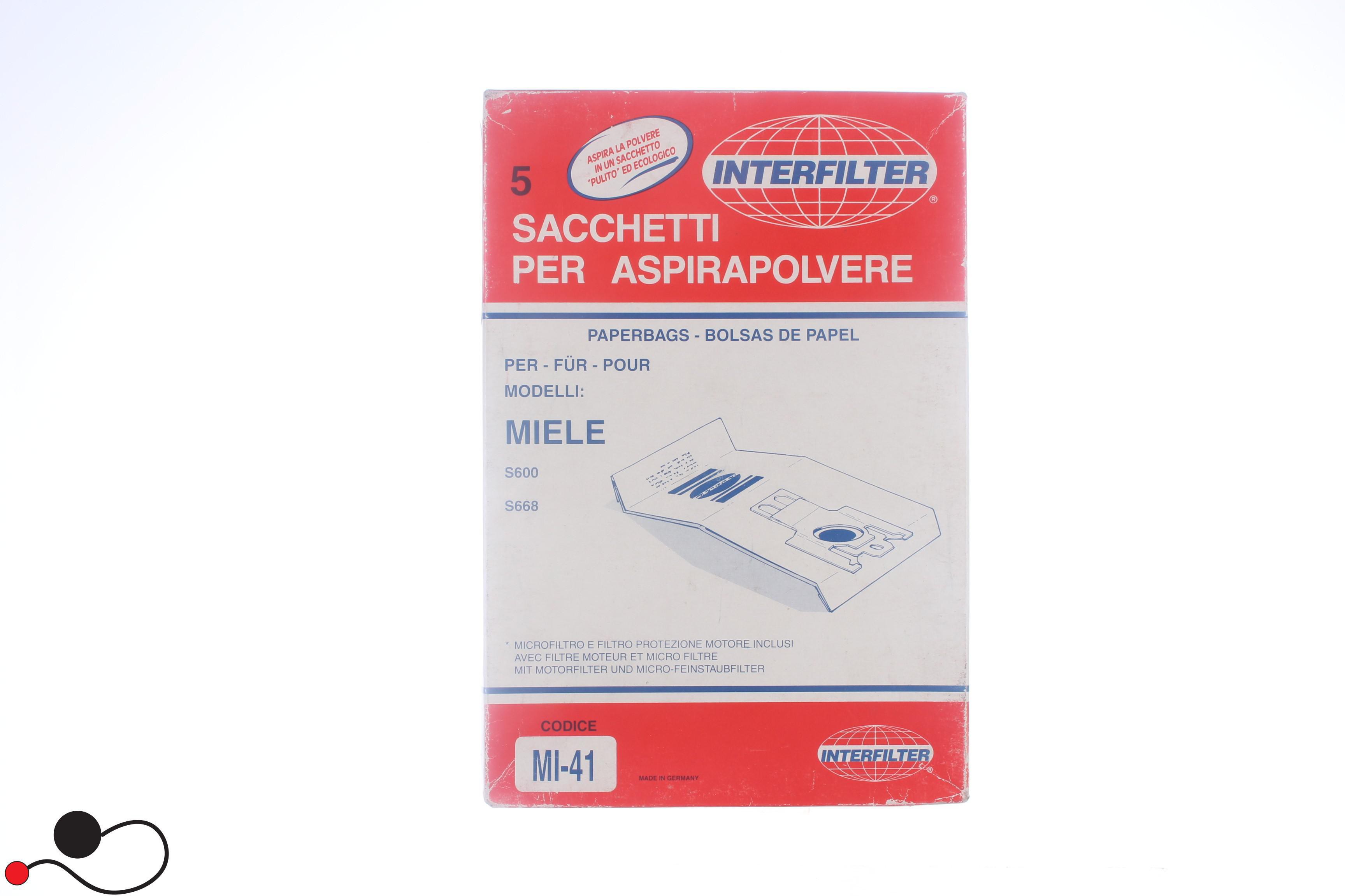 Sacchetto Aspirapolvere Interfilter
