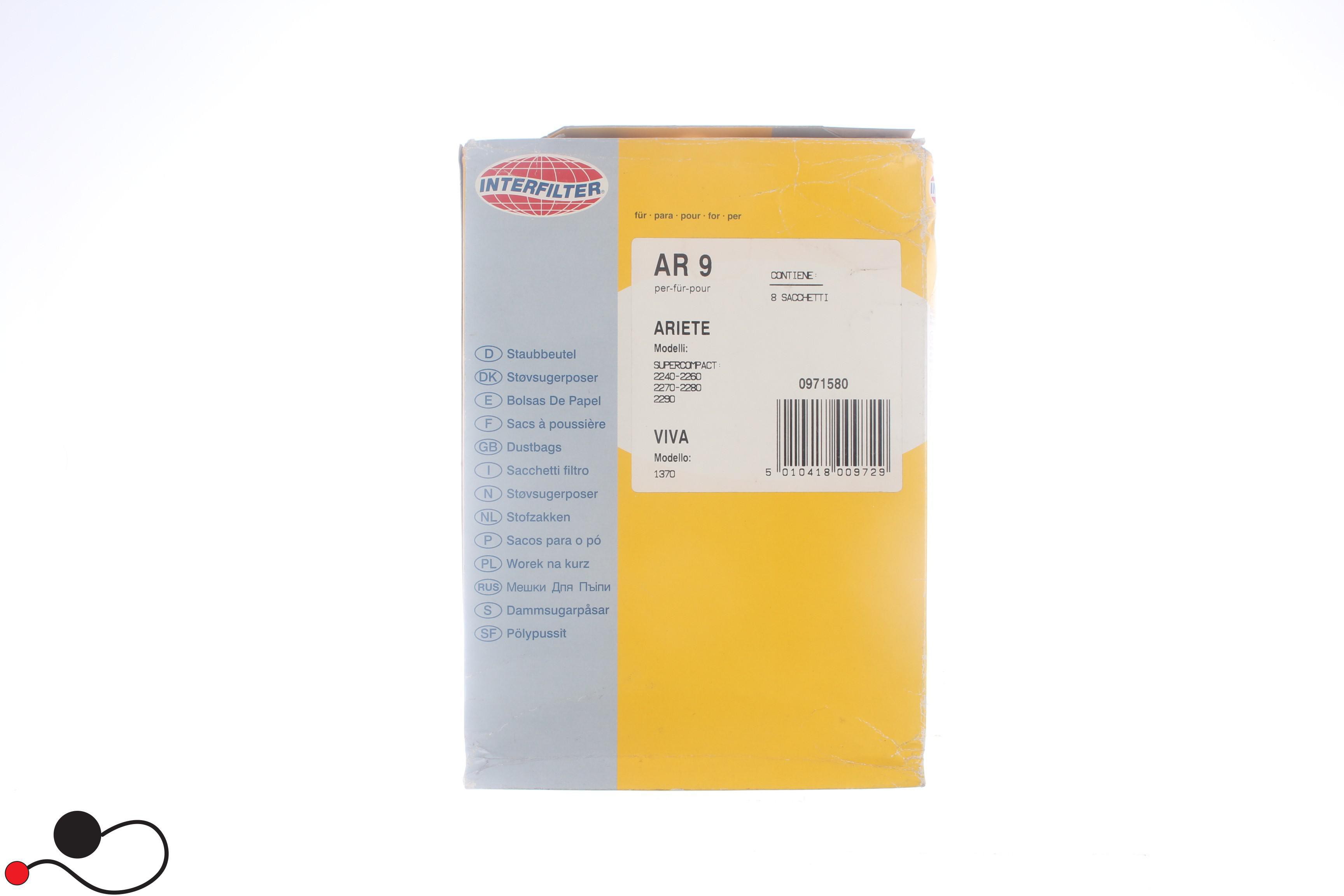 Sacchetto Aspirapolvere Interfilter