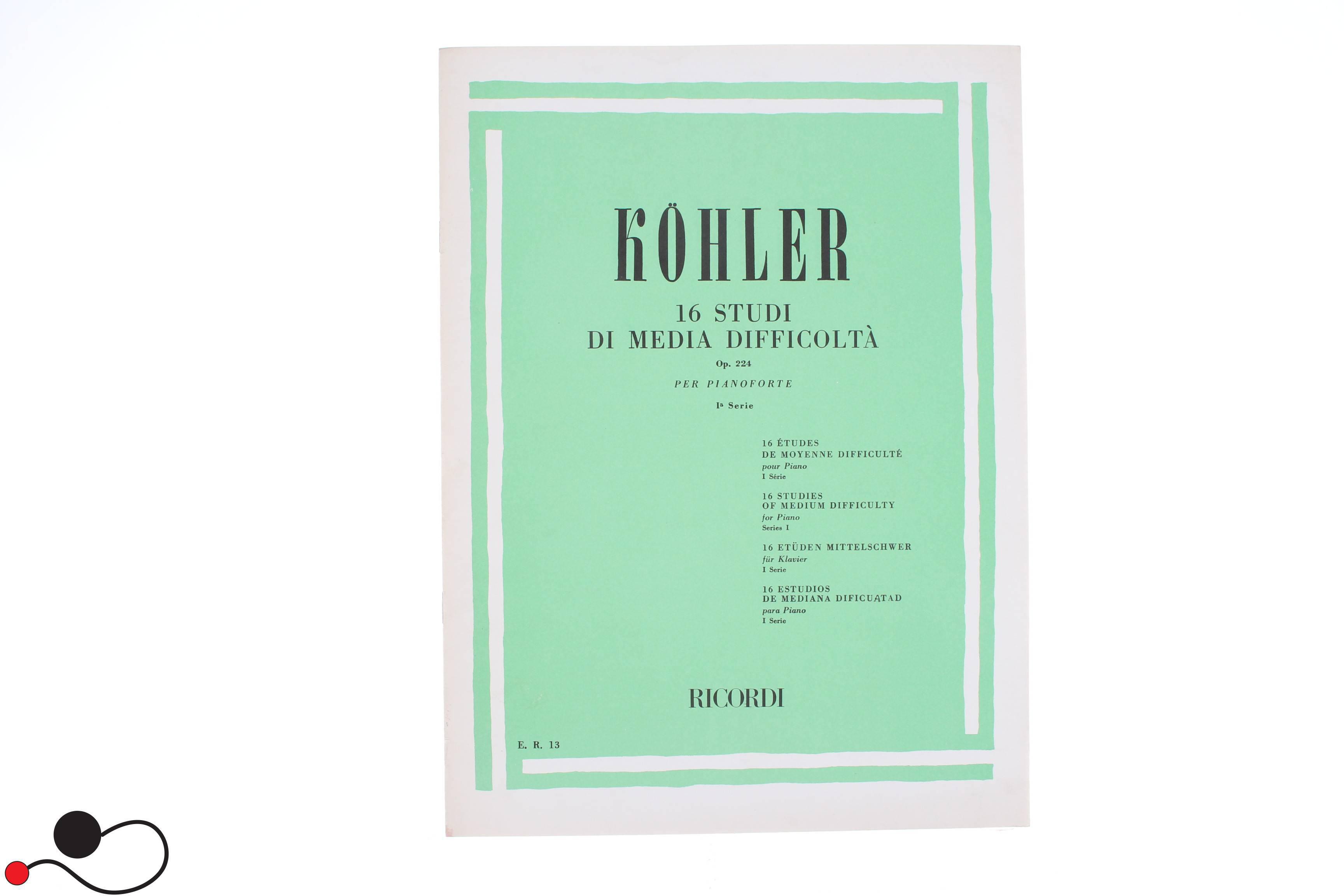 Spartito Ricordi Kohler