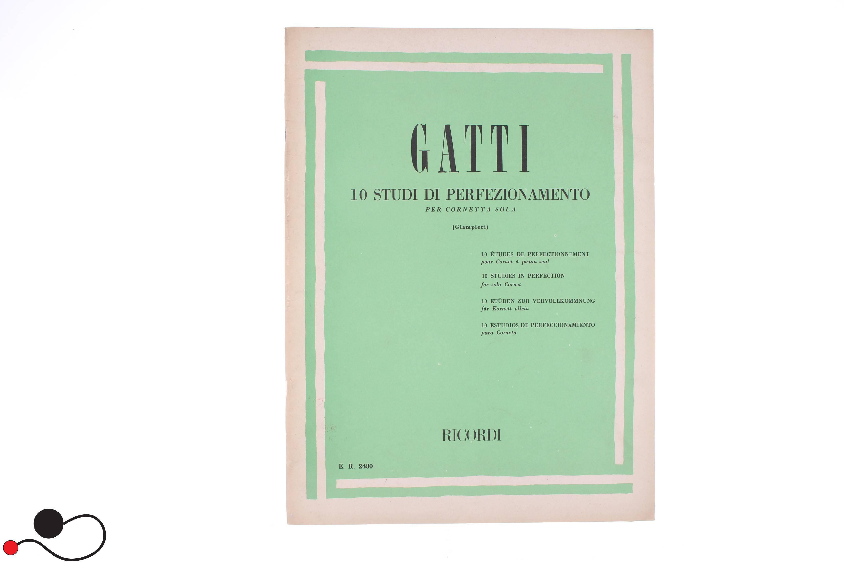 Spartito Ricordi Gatti